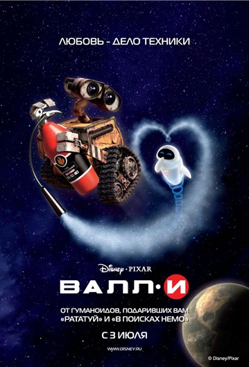 Обложка фильма Смотреть Валл-и / Wall-e 2011 онлайн (2009)